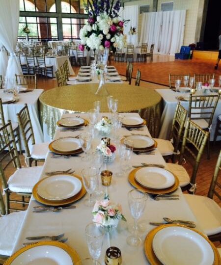 Custom design table settings.
