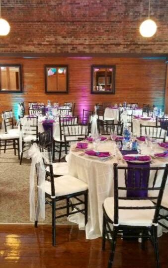 Wedding chair rental setup by Marry Me Wedding Rentals in Pensacola, FL